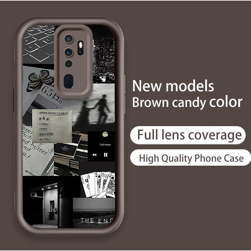 Ốp Lưng Cho OPPO A9 2020 A5 2020 A11 Hoạt Hình Silicon Mềm TPU Cây Dừa Thẩm Mỹ Mắt Thiên Thần Vỏ Điện Thoại Chống Sốc