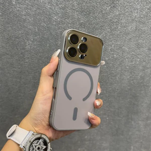 Ốp Điện Thoại PC Từ Tính, Màu Pastel Sương Mù Sang Trọng, Tương Thích Với iPhone 17, Air 16, 15, 14, 13, 12, Pro Max, Ốp Lưng Sạc Không Dây