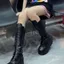Giày bốt đế dày nâng cao 12cm Nữ Hot Girl Punk Phong cách cos Giày hợp thời trang Phù hợp với dáng ôm hơn Nhìn nhỏ Cao Hiệp sĩ Bo
