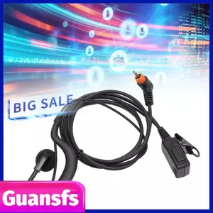 Guansfs Tai nghe guansfs Gugxiom SL300 có Mic PTT Tương thích SL1M SL1K SL1600 SL7500 SL400 SL4000 SL7550 TLK100 Bộ đàm 2 chiều Tai nghe móc tai 1 pin G