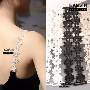 IFASIN 1 Cặp Dây Áo lót, Dây Đeo Áo Ngực Vô Hình Có Thể Điều Chỉnh Hoa, Dây Đeo Vai Trong Suốt Liền Mạch Rỗng Không Trơn Trượt Cho Chương Trình Thời Trang Và Trang Phục Không Lưng