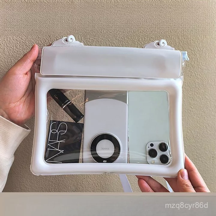 Túi đeo hông chống nước màn hình cảm ứng dung lượng lớn, túi đựng điện thoại trong suốt đa năng hình hoạt hình dùng khi