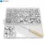 Đinh tán kim tự tháp cho hàng hóa bằng da 1170 chiếc Bộ đinh tán sắt có hộp đựng và hộp đựng