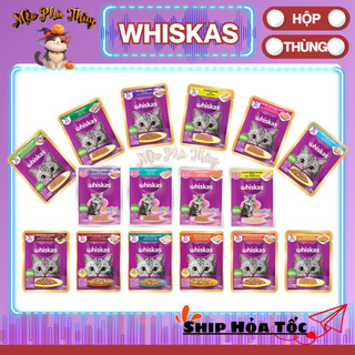 [ Combo tiết kiệm 14 - 28 - 56 GÓI ] Pate WHISKAS 80G thức ăn ướt dành cho mèo_WHISKAS -Mèo Phù Thủy