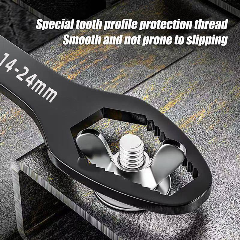 NS 2 Cái 8-24mm Cờ Lê Torx Đa Năng Tự Thắt Lưng Kính Có Thể Điều Chỉnh Cờ Lê Ban Hai Đầu Torx Cờ Lê Dụng Cụ Cầm Tay Cho Nhà Máy NS