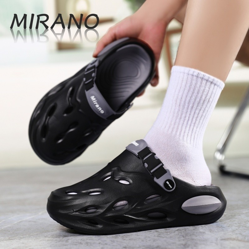 Mirano Dép Giày Sandal Nam EVA Siêu Dày Chống Trơn Trượt, Dép Thời Trang Đa Năng 360 Độ Thoáng Khí