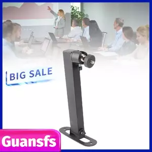 Guansfs Máy chiếu xoay treo tường Giá đỡ đa năng bằng thép không gỉ có góc xoay 360° và trần xây dựng dày 90° cho các máy chiếu khác