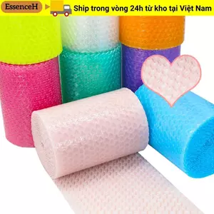 ESSENCEH 0.2 * 6M Bao bì đệm, Bộ đệm đóng gói Vỏ bọc bong bóng hình trái tim chống sốc, Túi bọc bong bóng dày đáng yêu Gói hàng hóa