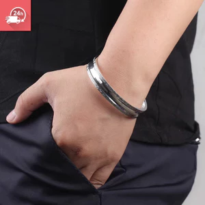 Vòng tay họa tiết bạcadjustable cho nam và nữ