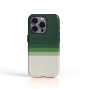 Thiết kế đơn giản sọc xanh Thích hợp cho iPhone 17Promax 16Pro 15 11 12 13 14 xs XR 17Air Vỏ cứng hai lớp chống sốc 8HMW