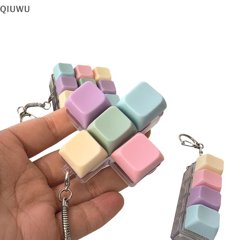 QIUWU 1 / 4 / 5 / 9 Phím Bàn Phím Cơ Máy Kiểm Tra Trục Fidget Nút Keycap Fidget Móc Khóa Bàn Phím Móc Khóa Đồ Chơi Ngón Tay Bàn Phím Mũ Đồ Chơi.