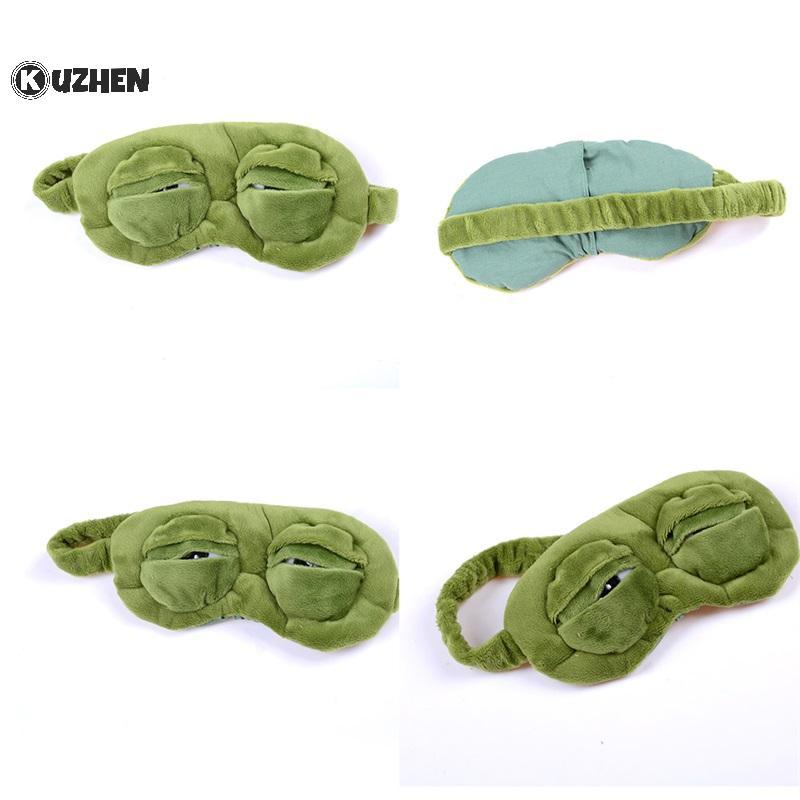 KUZHEN Ếch Buồn Ếch 3D Mắt Mặt nạ Ngủ Ngộ nghĩnh Còn Lại Ngủ Ngộ nghĩnh Quà Tặng HOT