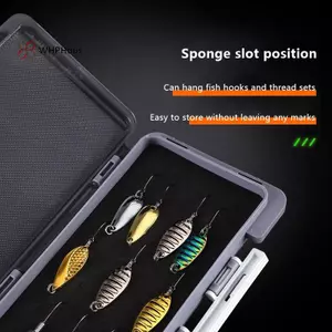 Mồi Câu Cá Hộp Bảo Quản với Miếng Bọt Biển, Chống Rò Rỉ & Chống Nước - Phụ Kiện Câu Cá Tiện Lợi