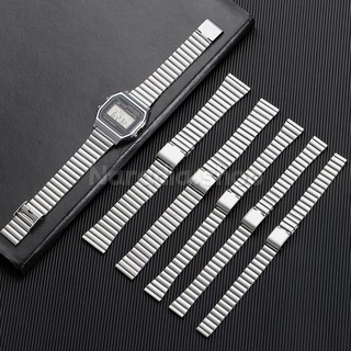 Dây đeo đồng hồ bằng thép không gỉ 10-20mm dành cho doanh nghiệp Dây đeo đồng hồ kim loại 1 hạt bền bỉ dành cho nam nữ Vòng đeo tay thay thế