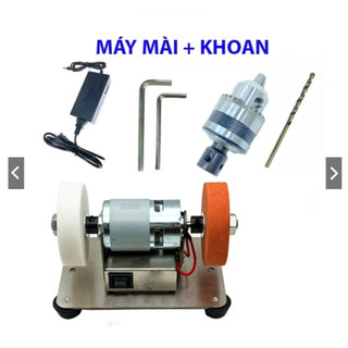 Bộ máy mài dao kéo mini, Máy mài đa năng bằng điện, Điều chỉnh 12 tốc độ  AIMVUKES