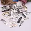 Maky - 50 chiếc kẹp tóc kim loại bạc và vàng, phụ kiện handmade cho bé gái