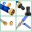 Phụ kiện máy rửa áp lực vòi tưới vườn đa năng, vòi phun áp lực cao cho vòi tưới vườn, vòi phun phản lực 2 trong 1, dễ dàng lắp đặt Màu đen