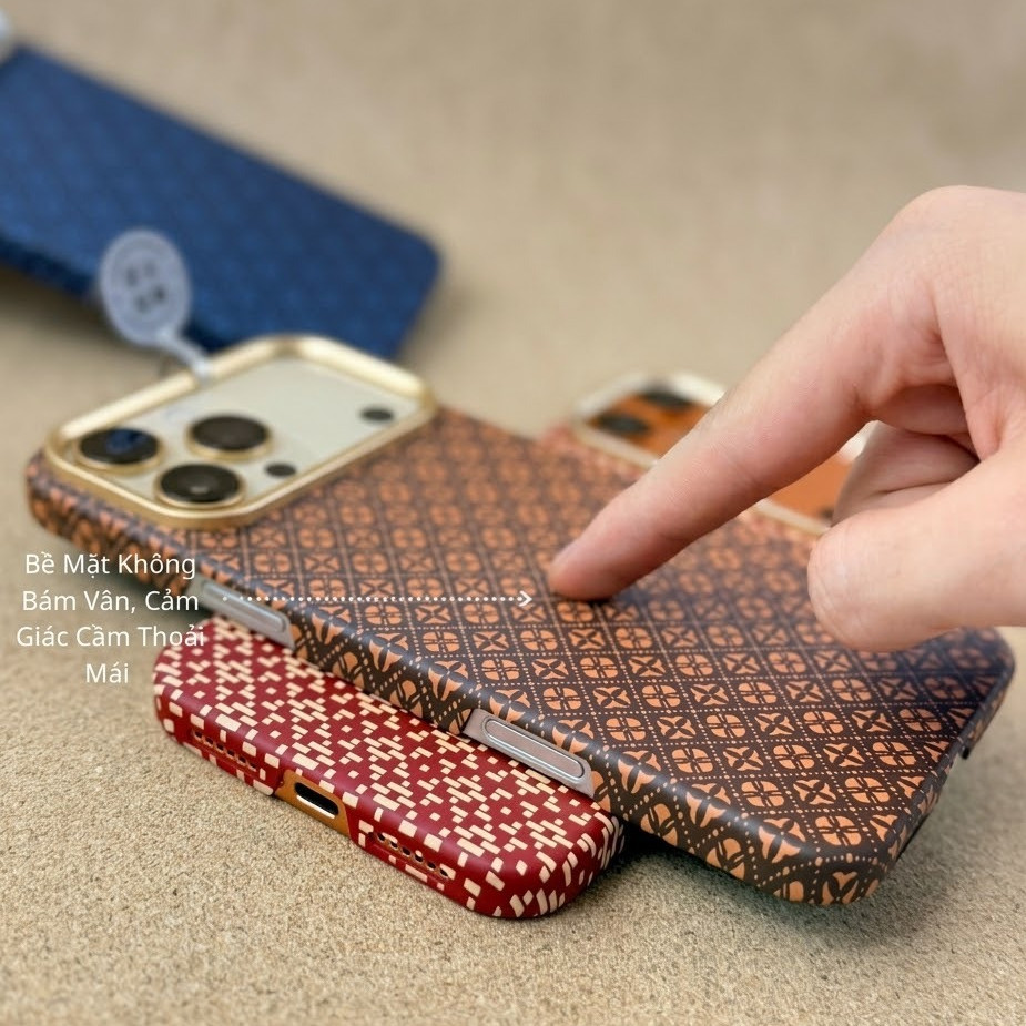 [Chính Hãng] Ốp Lưng iPhone 17 Pro Max UELKIN Sợi Aramid Cao Cấp - Siêu Mỏng Nhẹ, Sạc Từ Tính, Viền Camera Kim Loại