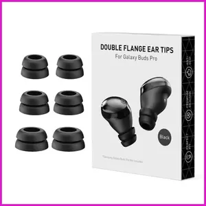 Chống Trơn Trượt Silicone Mềm Tai Nghe Tai Nghe Ốp Lưng Nút Tai Cho Samsung 2 Pro 6 Chiếc Eartip Tai Đầu Tai Đầu Earcaps lyuvn
