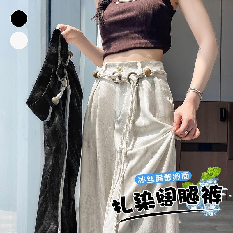 Mùa xuân hè 2026 - Áo sơ mi satin acetat cao cấp, thiết kế chân rộng mỏng nhẹ, phù hợp mặc cùng quần nữ