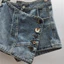 Mẫu mới 2026 - Culottes denim nữ dáng chữ A giả hai mảnh, phù hợp cho mùa hè