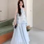 Trang phục bà bầu Thiết kế mùa hè Váy kiểu Pháp