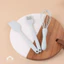 Bộ dụng cụ làm bánh bằng silicon 3 món: Que đánh trứng, thìa vét bánh, cọ phết dầu.