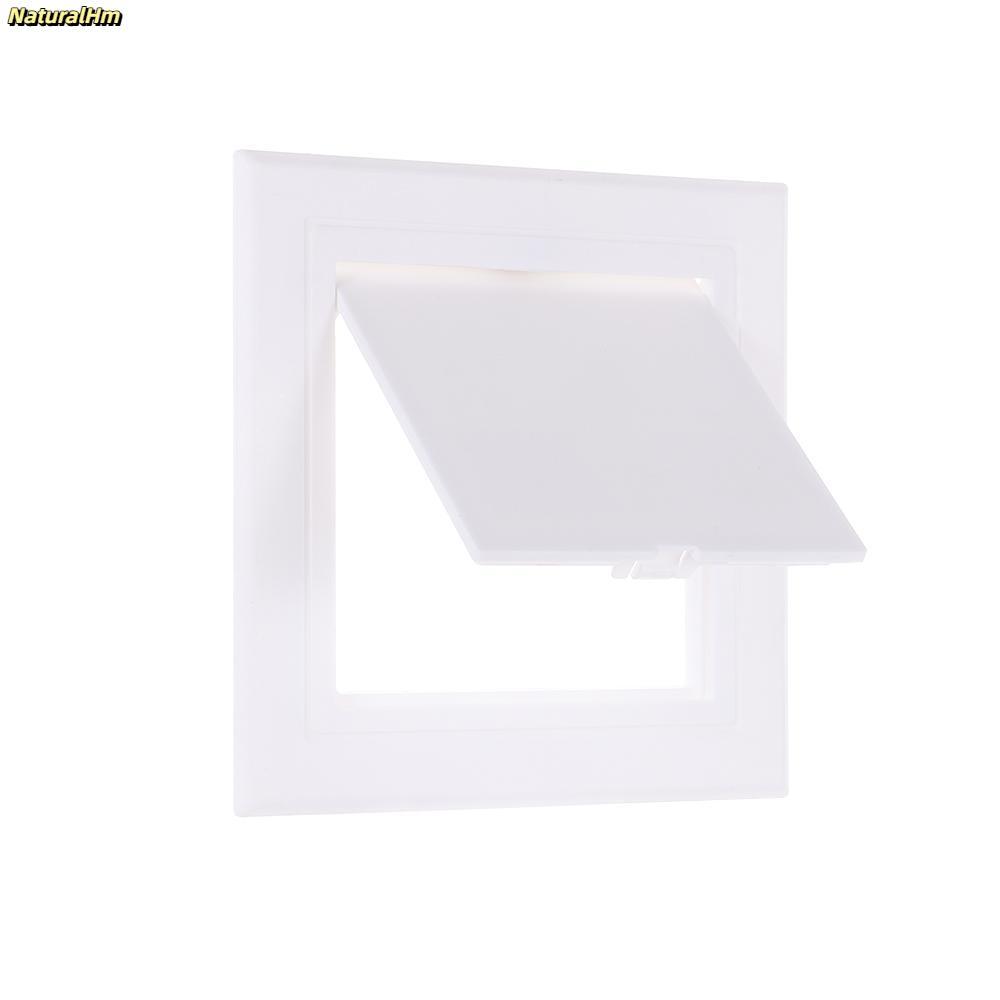 Cửa bảng điều khiển truy cập TỰ NHIÊN, Tấm nắp nắp mở có thể tháo rời màu trắng, Cổng kiểm tra Nhựa ABS Access Hatch Cover Cửa trần treo tường [COD]