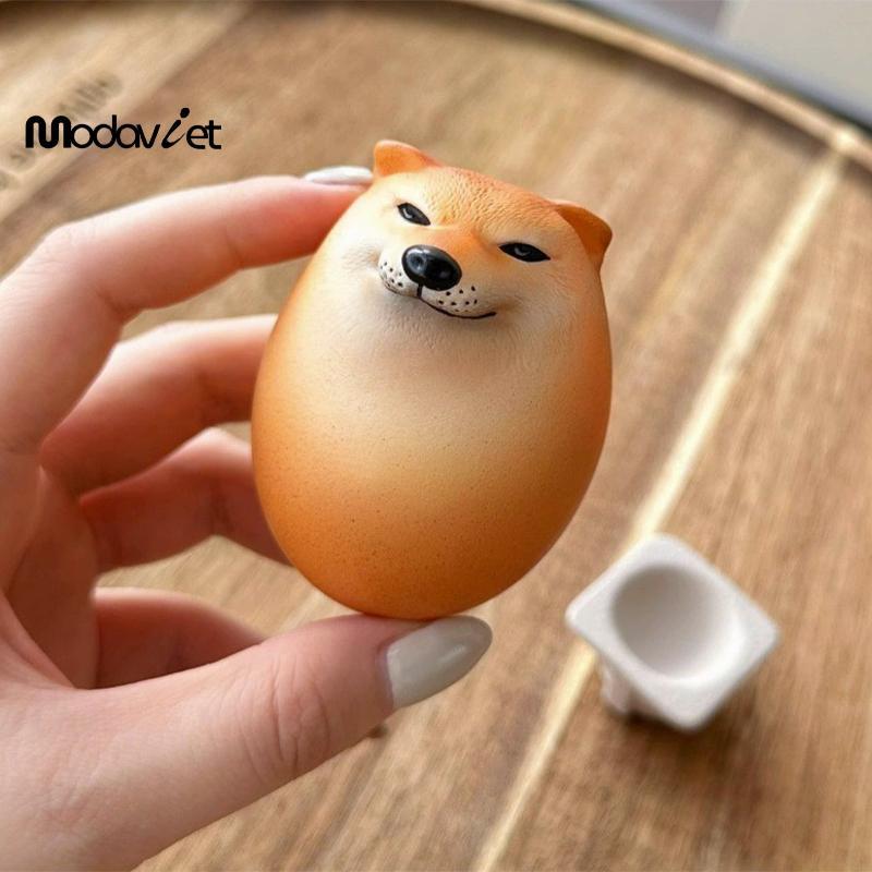 [modavietnamshop] Sáng Tạo Shiba Inu Hình Quả Trứng Thực Tế PVC Trang Trí Bàn Làm Việc Trang Trí Cho Chó & Trứng Cho Văn Phòng Tại Nhà Quà Tặng Giáng Sinh Vui Vẻ Đẹp