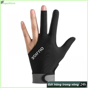 Găng tay chơi bi-a thoáng mát khô nhanh bền chống trượt hở ngón mỏng Ba ngón (3 ngón)