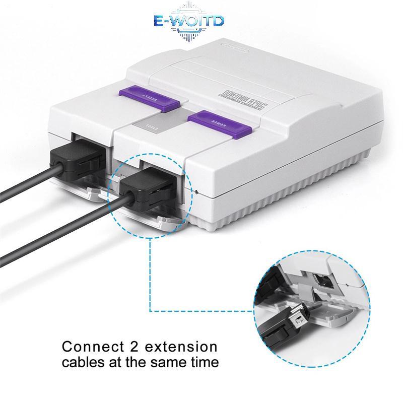 Dây mở rộng trò chơi cáp mở rộng E-WOITD 3M cho Nintendo SNES Bộ điều khiển Mini cổ điển cho bộ điều khiển NES Wii E-WOITD
