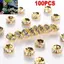 Spacer thép không gỉ 316 cho đồ trang sức DIY với 100 hạt có kích thước 5/7/10mm - Perfect cho vòng tay tự chế