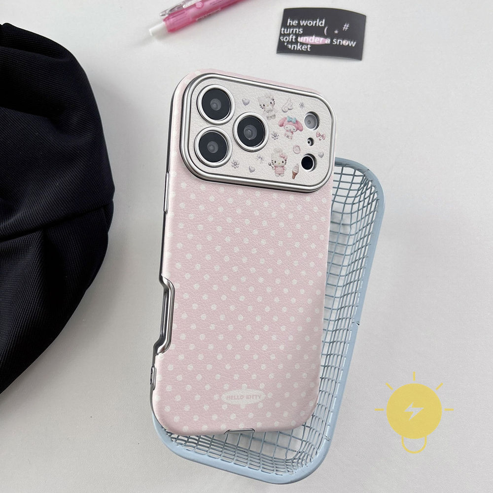 Phone Case For iPhone 17 Pro Max 16 15 14 TPU Kitty Aesthetic Korean Cute