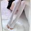CATMALLER88 1 Đôi Tất Sheer, Vớ ngón chân hở màu trơn cao đến đùi, Ins Casual Thoáng khí Chống nắng Thiết kế miệng cá Tất cao đùi cho nữ