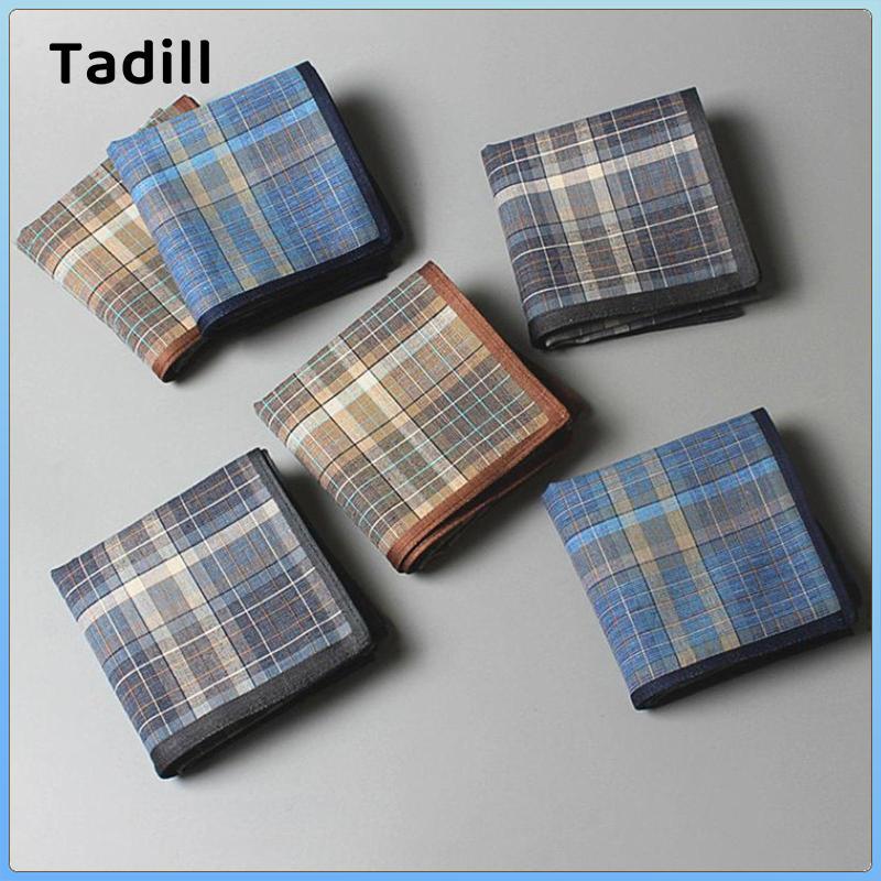 Khăn tay cotton nam 6 chiếc, khăn mùi soa nam, khăn vuông công sở, phụ kiện cưới chú rể, prom, nam nữ, quà tặng cha