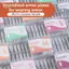 TRTR 100 Chiếc Bấm Vào Đầu Móng Tay Full Cover Siêu Mỏng Móng Tay Giả Miếng Dán Gel Móng Tay Hệ Thống Nối Dài Rõ Ràng Móng Tay Giả Phụ Kiện Nghệ Thuật VN