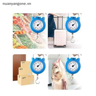 Nuanyangone.vn 10kg Cân cơ treo di động Hành lý cá Cân nhà bếp Treo kỹ thuật số có độ chính xác cao Cân lò xo mới