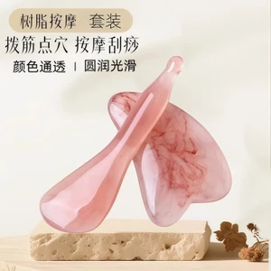 Nhựa Giả Sừng Sức Khỏe Chuyên Dụng Massage Ban Mắt Mặt Châm Cứu Dính Máy Mát Xa Tendon Dính Cạo Kinh Tuyến Bàn Chải HCCP