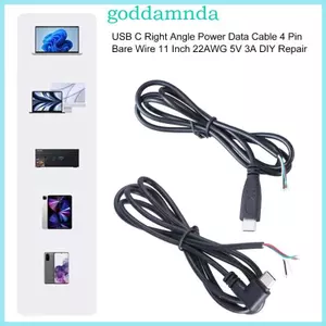 GODD Loại C Nam Đến 4pin Dây Cáp Nối Dài Nguồn Nam USB C Dây Nguồn Đuôi Heo Dây Dữ Liệu Cho Đèn LED Loa Quạt