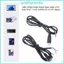 GODD Loại C Nam Đến 4pin Dây Cáp Nối Dài Nguồn Nam USB C Dây Nguồn Đuôi Heo Dây Dữ Liệu Cho Đèn LED Loa Quạt