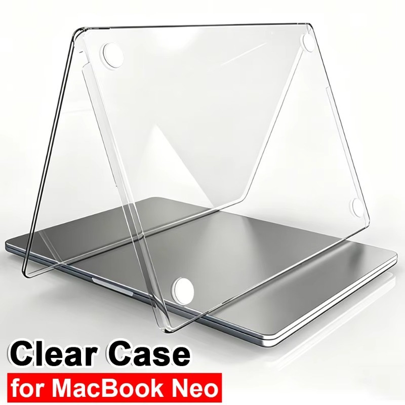 Vỏ Màu Pha Lê Cho Apple MacBook Neo Siêu Mỏng Cứng Laptop Dành Cho 2026 MacBook Neo 13 inch HD Trong Suốt Chống Trầy Xước Ốp Lưng