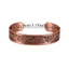 Dây đeo cổ tay năng lượng CODECOVED, Vòng tay đồng cổ năng lượng cổ điển, Phong cách Viking thời trang Hoa văn cây có thể thay đổi phong cách cổ điển Vòng tay du lịch