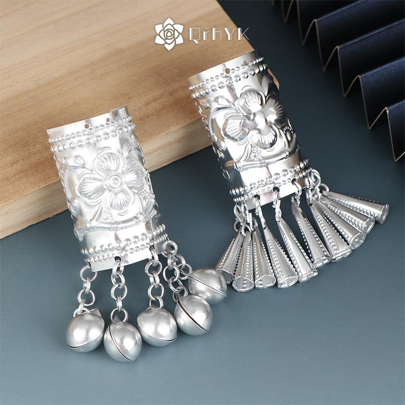 QrhYK Vintage Bohemian Floral sel Phụ Kiện Tóc Dành Cho Nữ Thanh Lịch sel Thiết Kế Updos Đuôi Ngựa Buns Cho Sự Kiện Thường Ngày & Trang Trọng Mới