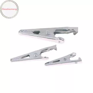 Hodou 50 Chiếc Mini Cá Sấu Kẹp Mini Bạc Kim Loại Cá Sấu Kẹp 28 Mm 35 Mm 45 Mm Để Kiểm Tra Điện Để Kiểm Tra Pin VN