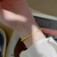 Vòng tay hạt vuông tối giản - Thép titan mạ vàng 18K - Dây chuyền Dainty sang trọng không mài mòn - Bestie & Office Commute