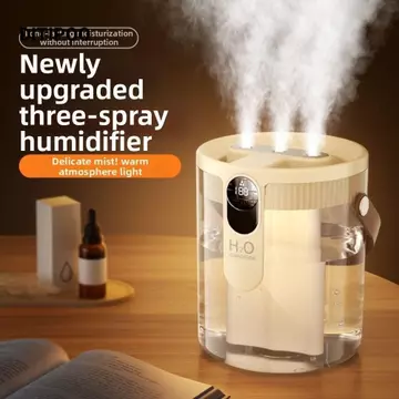 Máy tạo độ ẩm lấp đầy hàng đầu DITIPOO, Máy tạo độ ẩm không khí 1,5L di động, Máy tạo sương mù có thể sạc lại bằng đèn LED Máy tạo độ ẩm thông minh cho phòng ngủ, văn phòng tại nhà