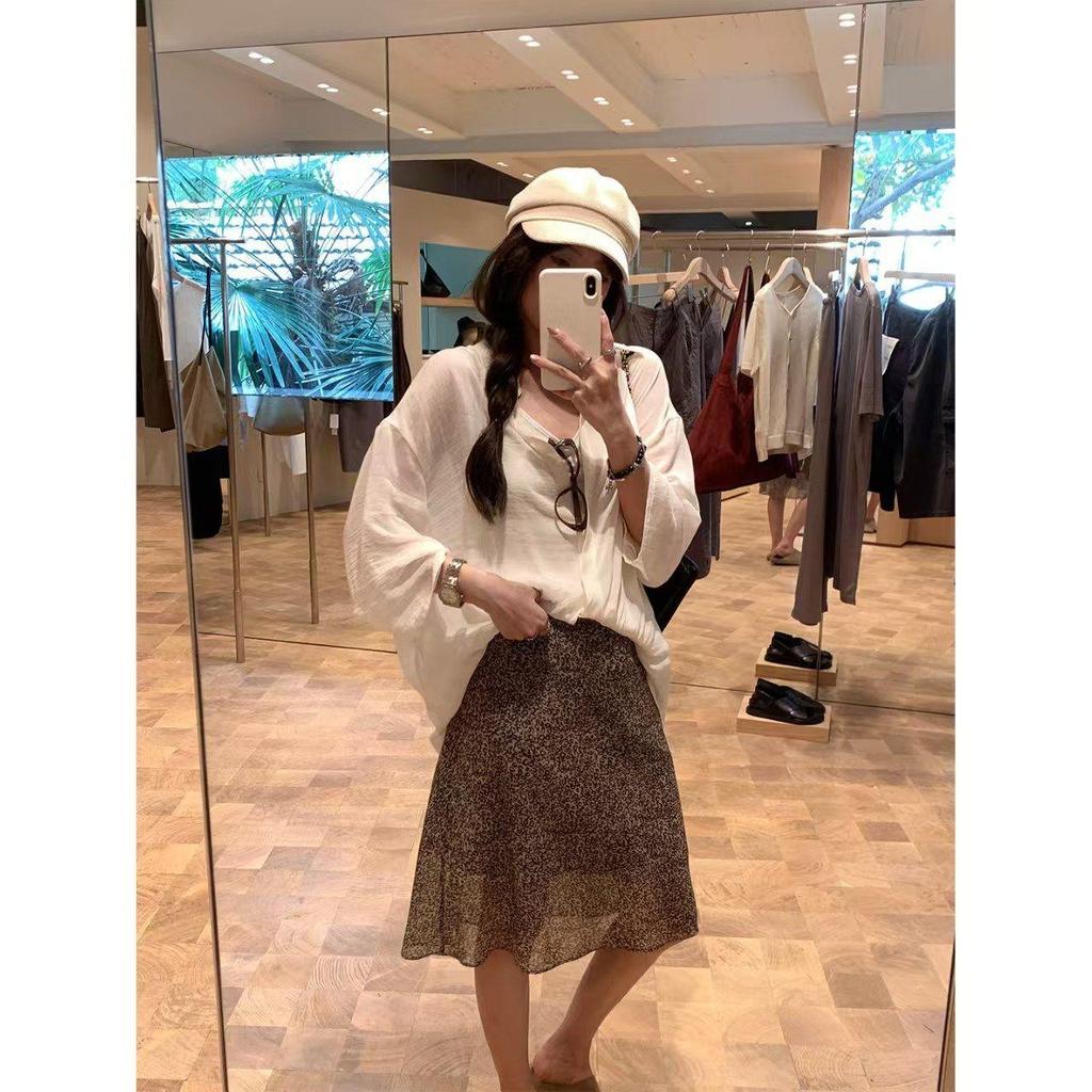 [Hàng mới về] Da Báo In Hình Ôm Hơn Váy Nữ Mùa Hè Phong Cách Mới Thắt Lưng Co Giãn Retro Cao Cấp Tất Cả Trận Đấu Váy Chữ a