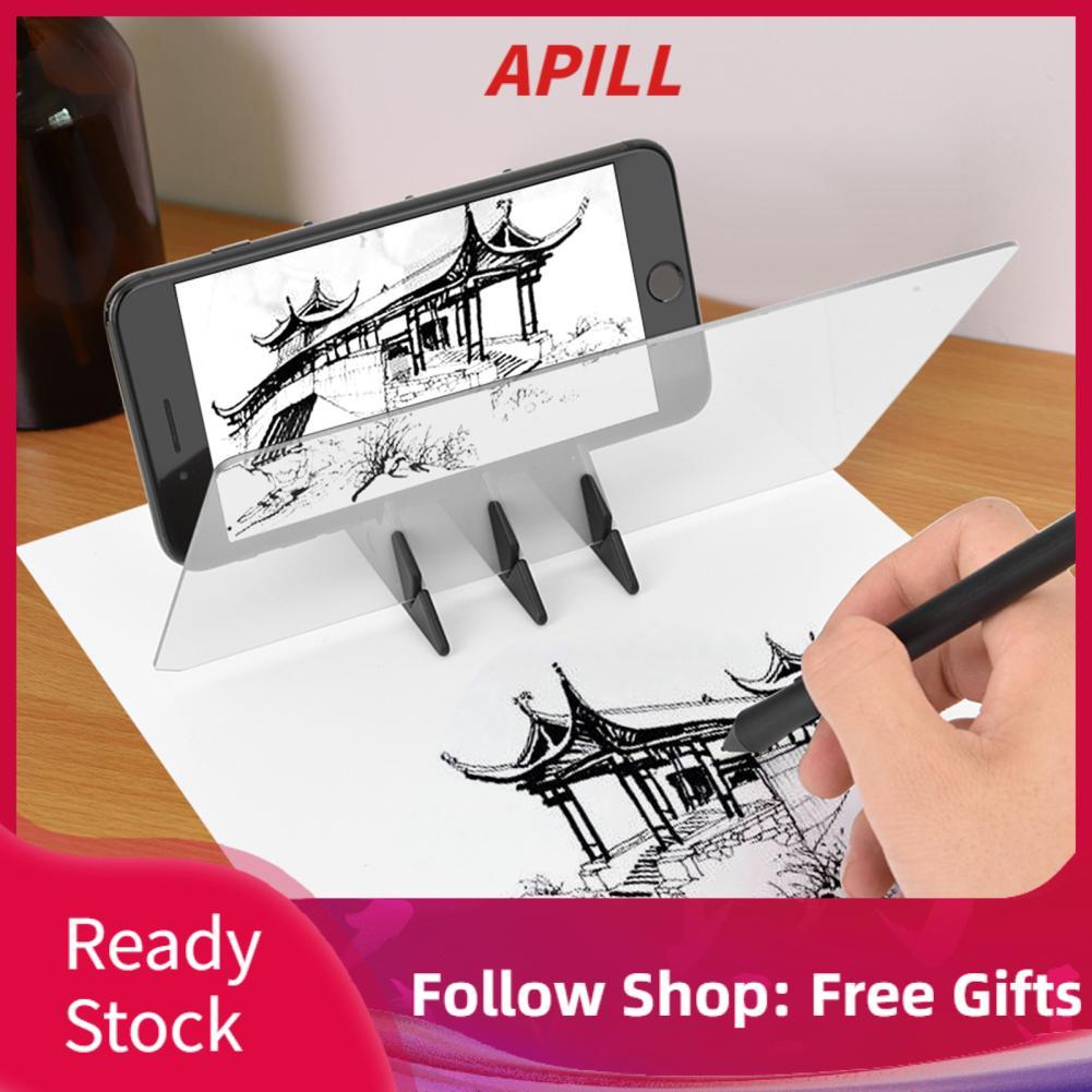 apill PUSOKEI Bảng vẽ quang học di động IP65 Công cụ phác thảo theo dõi chống nước Công cụ phác thảo stencil Copy Pad Bảng điều khiển máy chiếu phản chiếu gương cho ngành công nghiệp hoạt hình Giấy vải trắng