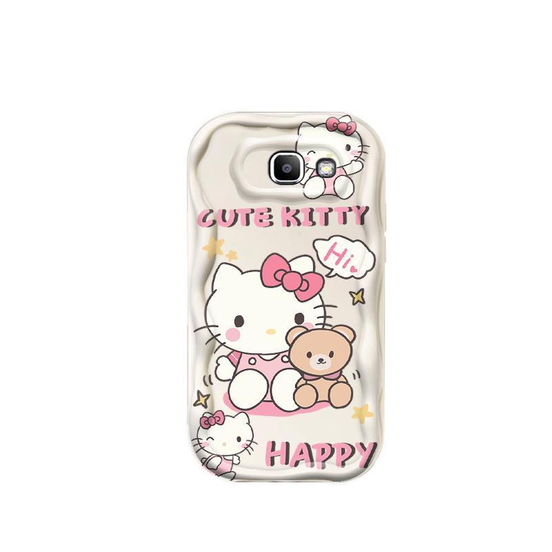Thích hợp cho Samsung J7 Prime ON7 2016 Bảo vệ 3D TPU mềm Kitty Rilakkuma Vỏ điện thoại chống sốc