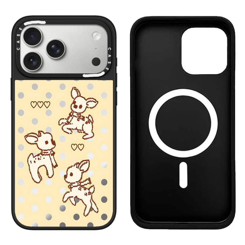 CASECASE X Ouyang Nana Nuggle Bất cứ lúc nào-Giáng điện thoại IPhone hút từ tính cho iPhone 17 Air 16 15 14 13 12 Pro Max Plus Ốp lưng cứng có hộp khắc Logo